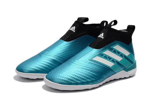 Adidas ACE Tango 17+ Purecontrol IC ACE17039 Sky Blue Chrome - SocSports