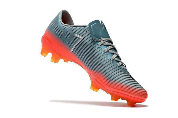 Nike Mercurial Vapor XI CR7 FG Soccer Cleats Cool Grey Orange - SocSports