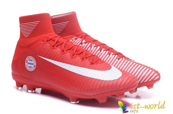 Nike Mercurial Superfly V Fc Bayern Munich Fg Cleats Red White - SocSports