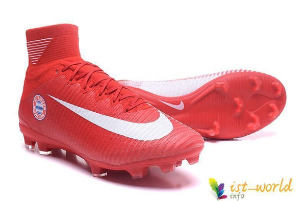 Nike Mercurial Superfly V Fc Bayern Munich Fg Cleats Red White - SocSports