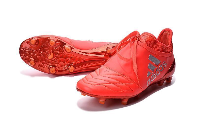 Adidas X 16+ Purechaos FG Soccer Cleats Ground Red Silver - SocSports