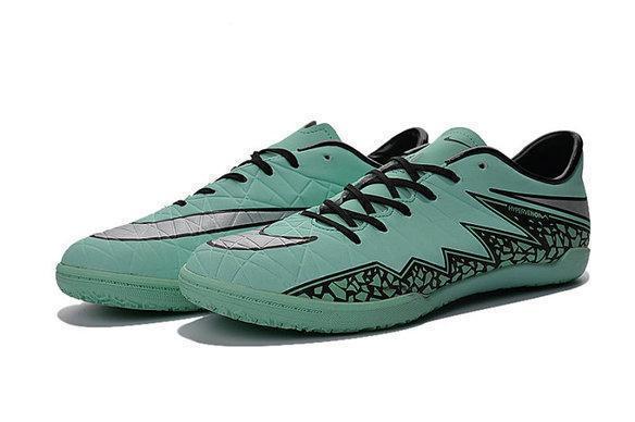 Nike Hypervenom Phelon II IC DB0019 Green Glow Black Metallic Silver - SocSports