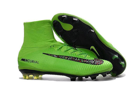 Nike Mercurial Superfly V FG Soccer Cleats Green Black - SocSports