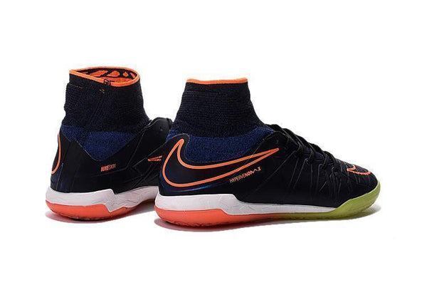 Nike HypervenomX Proximo IC Soccer Shoes Orange Black GrassGreen White - SocSports