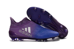 Adidas X 16+ Purechaos FG/AG Soccer Cleats Purple Blue - SocSports
