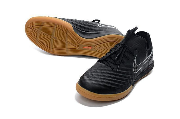 Nike MagistaX Finale II IC Soccer Shoes Black Gum Light Brown - SocSports
