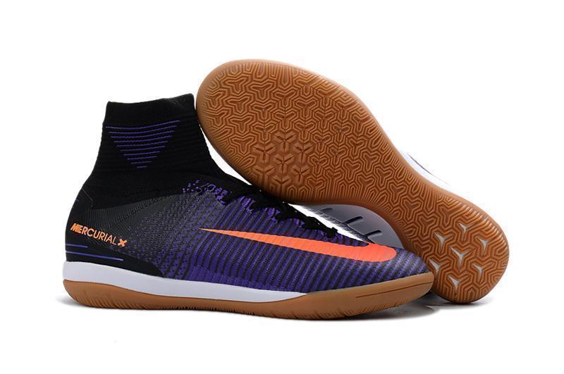 Nike MercurialX Proximo II IC IC00043 Black Total Crimson Hyper Grape - SocSports