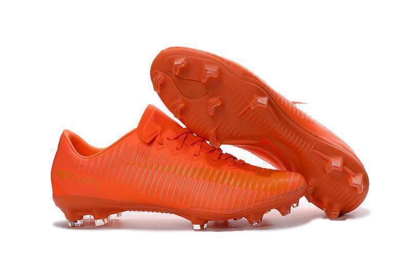 Nike Mercurial Vapor XI FG Soccer Cleats Total Orange - SocSports