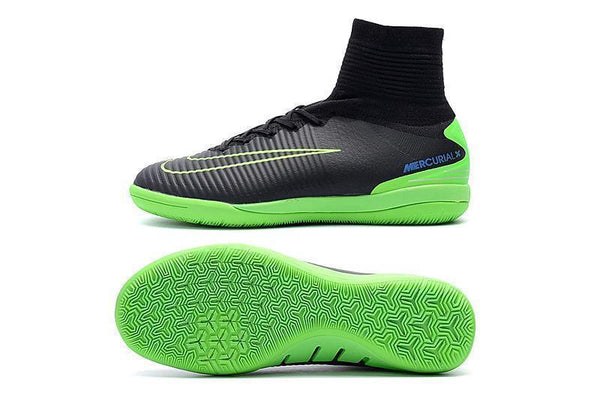 Nike MercurialX Proximo II IC Black Electric Green Paramount Blue - SocSports