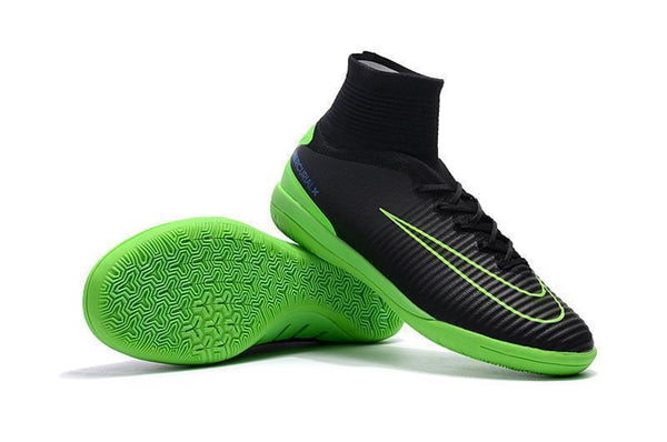 Nike MercurialX Proximo II IC Black Electric Green Paramount Blue - SocSports