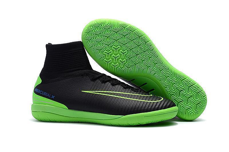 Nike MercurialX Proximo II IC Black Electric Green Paramount Blue - SocSports