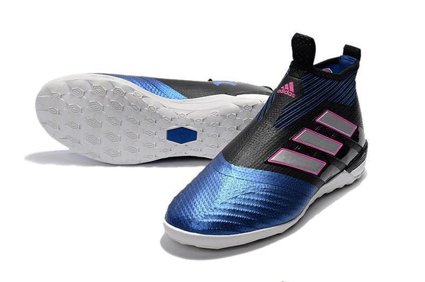 Adidas ACE Tango 17+ Purecontrol IC ACE17018 Core Black/White/Blue - SocSports