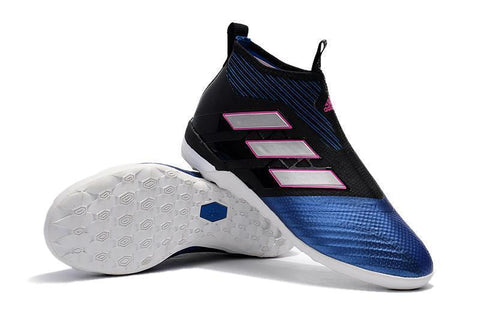 Adidas ACE Tango 17+ Purecontrol IC ACE17018 Core Black/White/Blue - SocSports