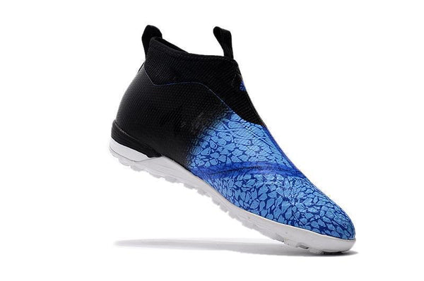 Adidas ACE Tango 17+ Purecontrol Turf Soccer Cleats Blue Crystal Black - SocSports