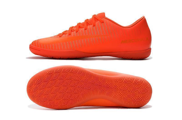 Nike Mercurial Victory VI IC Soccer Shoes Bright Crimson Hyper Orange - SocSports