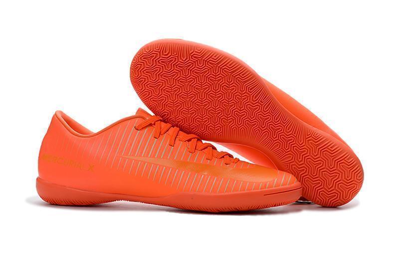 Nike Mercurial Victory VI IC Soccer Shoes Bright Crimson Hyper Orange - SocSports