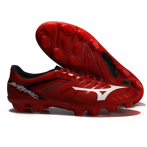 Mizuno Basara 001 FG Soccer Cleats Red Black White - SocSports