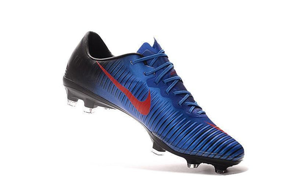 Nike Mercurial Vapor XI FG Soccer Cleats Blue Black Red - SocSports