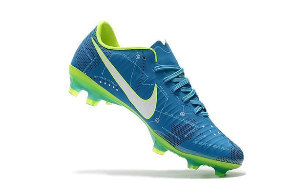 Nike Mercurial Vapor XI Neymar FG Soccer Cleats Blue Electric Green - SocSports
