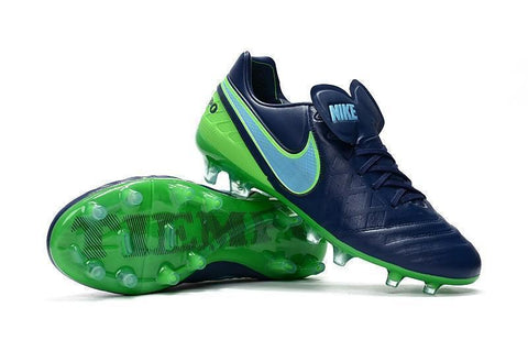 Nike Tiempo Legend VI FG Soccer Cleats Coastal Blue Green - SocSports