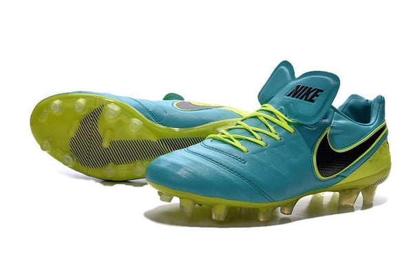 Nike Tiempo Legend VI FG Soccer Cleats Clear Jade Green Black - SocSports