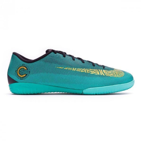 Nike Mercurial VaporX XII Academy CR7 IC Soccer Cleats Clear Jade - SocSports