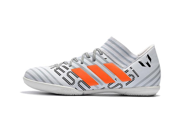 New Adidas Nemeziz Series TF Soccer Cleats Shoes White Gray Orange