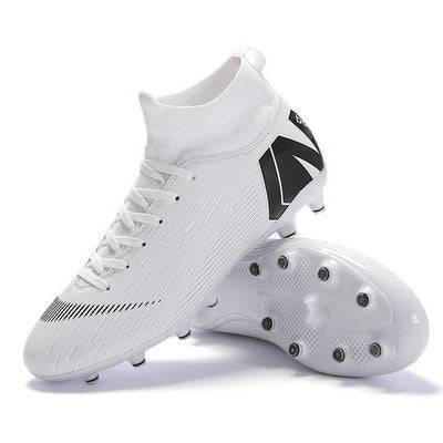 Outdoor Men Boys Soccer Shoes Football Boots High Ankle Kids Cleats Training Sport Sneakers Size 35-46 Dropshipping