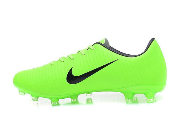 Nike Mercurial Vapor XI AG Soccer Cleats Electric Green Black - SocSports