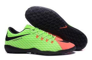 Nike Hypervenom Phelon III Turf Soccer Cleats Grass Green Orange - SocSports