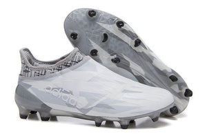Adidas X 16+ Purechaos FG Soccer Cleats White Clear Grey Black - SocSports