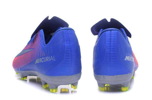 Nike Mercurial Vapor XI FG Soccer Cleats Pink Blue Silver - SocSports