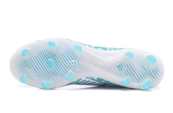 Adidas Nemeziz 17.3 FG Soccer Cleats Blue White Fluorescent Yellow - SocSports