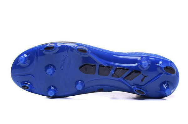 PUMA evoPOWER Vigor 1 FG Soccer Cleats Total Blue Black - SocSports