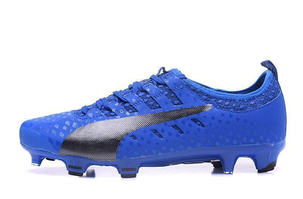 PUMA evoPOWER Vigor 1 FG Soccer Cleats Total Blue Black - SocSports