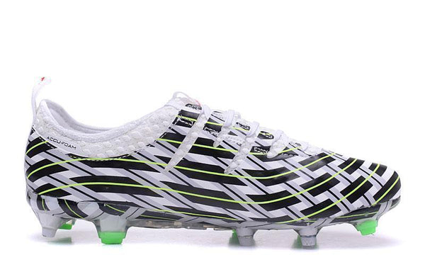 PUMA evoPOWER Vigor 1 FG Soccer Cleats White Black Green - SocSports