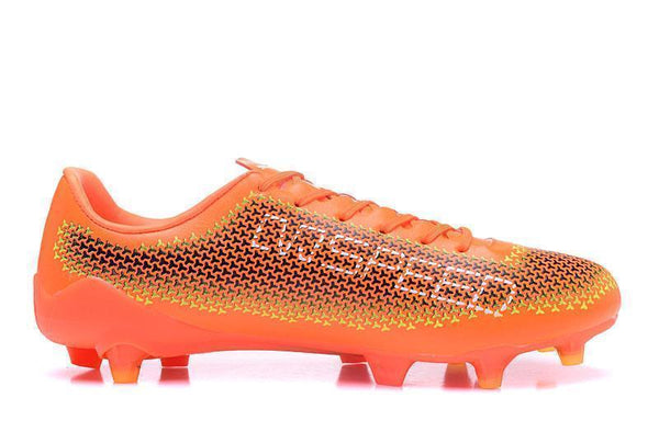 PUMA evoSPEED 17 FG Soccer Cleats Orange Black White - SocSports