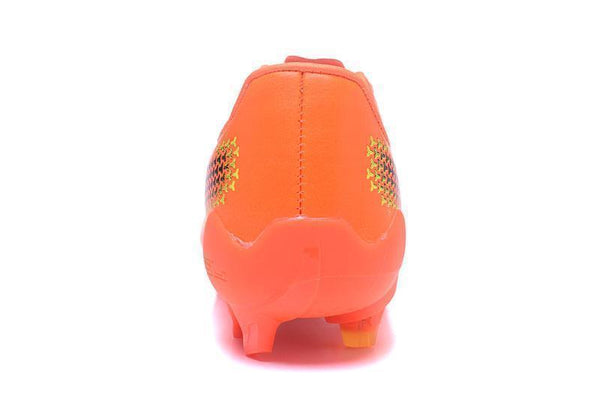 PUMA evoSPEED 17 FG Soccer Cleats Orange Black White - SocSports