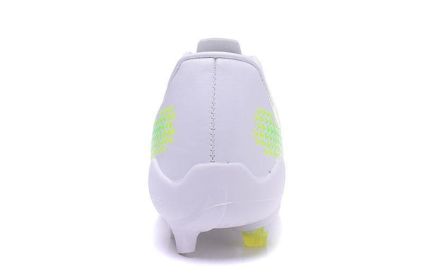 PUMA evoSPEED 17 FG Soccer Cleats White Grass Green Black - SocSports