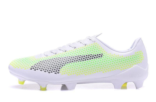 PUMA evoSPEED 17 FG Soccer Cleats White Grass Green Black - SocSports