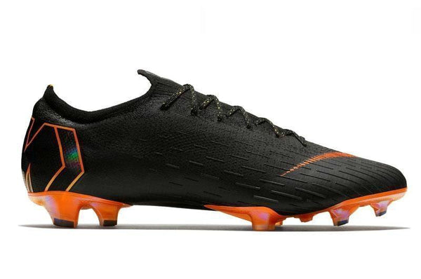 Nike Mercurial Vapor XII 360 Elite FG Soccer Cleats Black Total Orange - SocSports
