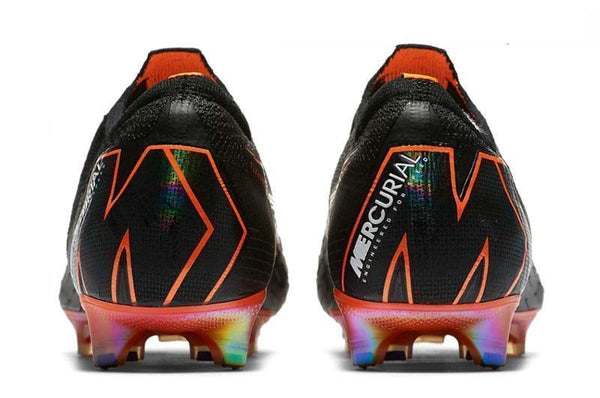 Nike Mercurial Vapor XII 360 Elite FG Soccer Cleats Black Total Orange - SocSports