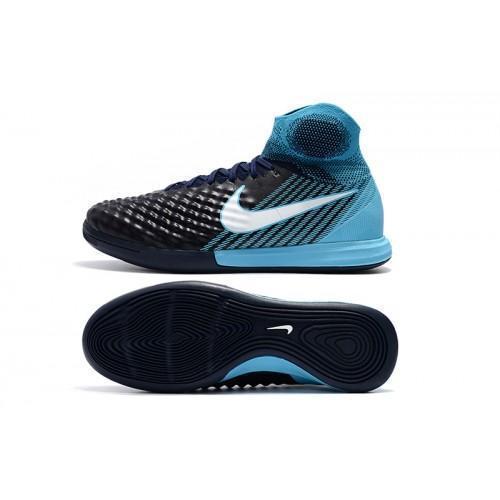 Nike MagistaX Proximo II IC Soccer Shoes Obsidian White Gamma Blue - SocSports