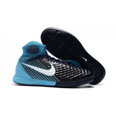Nike MagistaX Proximo II IC Soccer Shoes Obsidian White Gamma Blue - SocSports