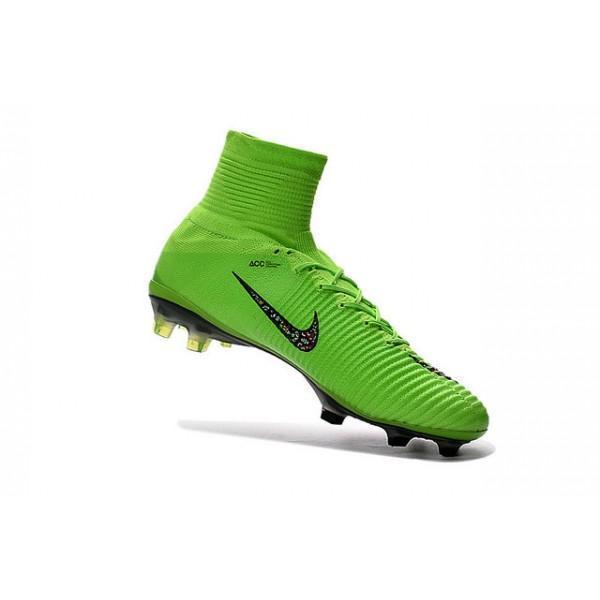 Nike Mercurial Superfly V FG Soccer Cleats Green Black - SocSports