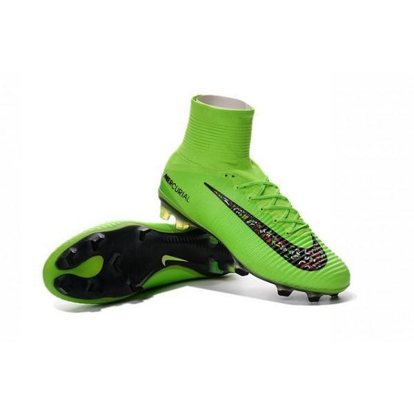 Nike Mercurial Superfly V FG Soccer Cleats Green Black - SocSports