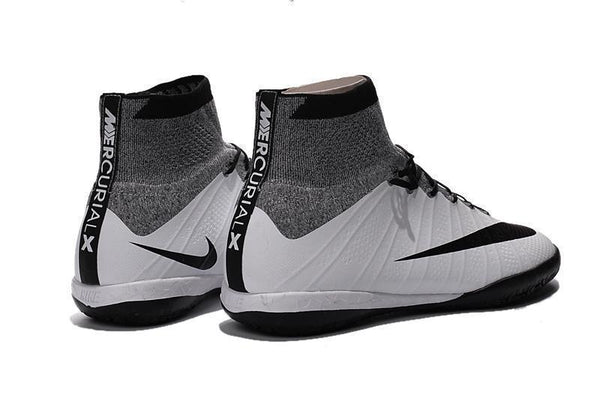 Nike MercurialX Proximo IC Soccer Shoes IC0006 White Black - SocSports