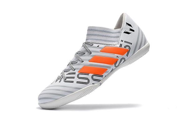 New Adidas Nemeziz Series TF Soccer Cleats Shoes White Gray Orange