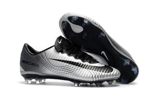 Nike Mercurial Vapor XI FG Soccer Cleats Silver Black - SocSports