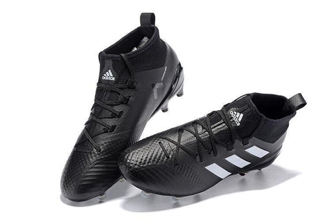 Adidas ACE 17.1 Primeknit Soccer Cleats CoreBlack White Night Metallic - SocSports